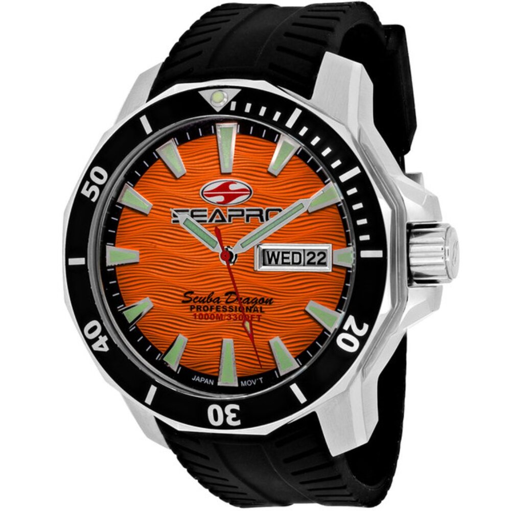 Seapro Scuba Dragon Diver Limited Edition 1000 Meters men's watch